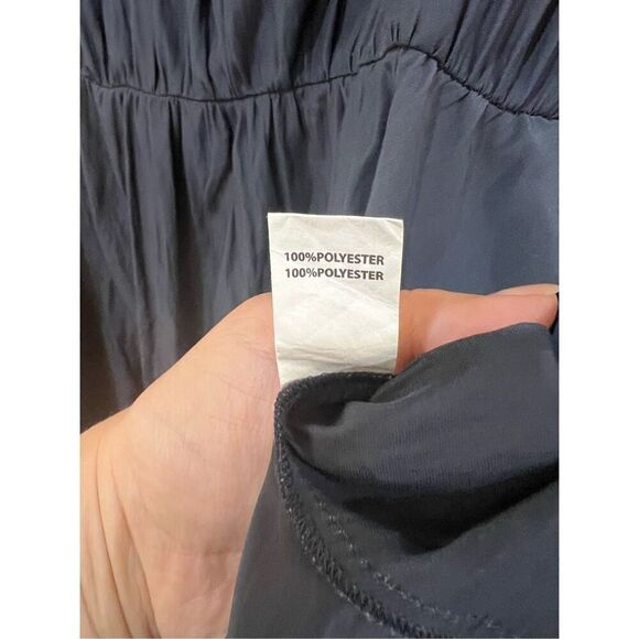 Ramy Brook Cold-Shoulder 3/4 Sleeves Gray metall Dress sz Medium - Picture 5 of 5